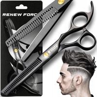 Profesjonalne DEGAŻÓWKI fryzjerskie RF nożyczki do strzyżenia włosów