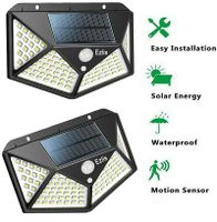 Lampa ścienna solarna SMD-100W z czujnikiem ruchu i zmierzchu