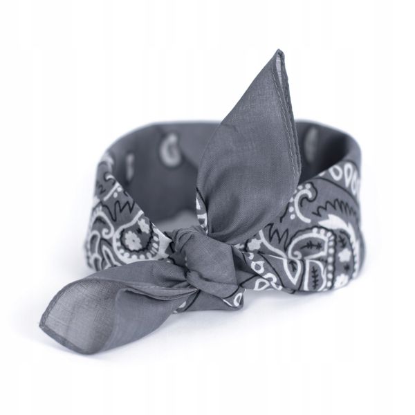 Bandana Classic rebel SZARA zdjęcie 1
