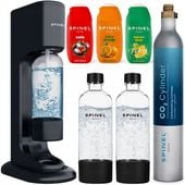 SATURATOR SPINEL SODA BubbleON DO GAZOWANIA WODY 2 BUTELKI 3 SYROPY DO 10L