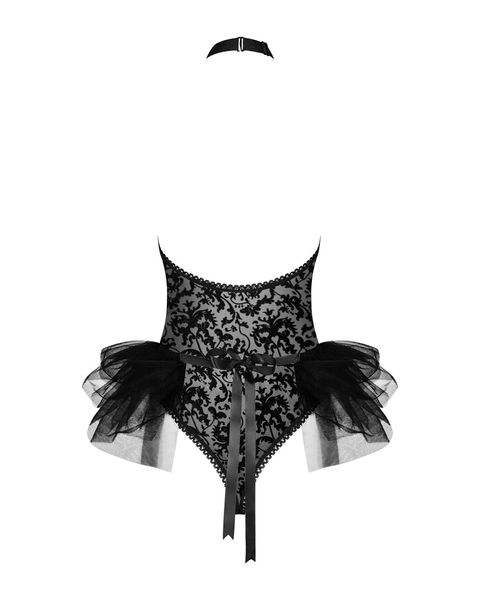 Figlarny Strój Pokojówki - Frilles Obsessive L/XL zdjęcie 6