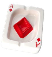 Popielniczka w Kształcie Asa Dzwonek Karo