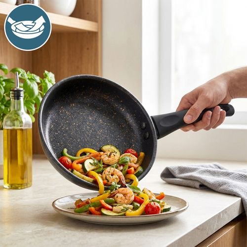 Patelnia granitowa BASIC LINE 24 cm na Arena.pl