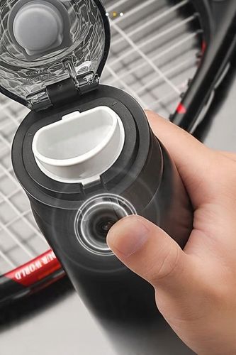 KUBEK TERMICZNY TERMOS DO KAWY 500ML BUTELKA ZE STALI NIERDZEWNEJ CZARNA na Arena.pl