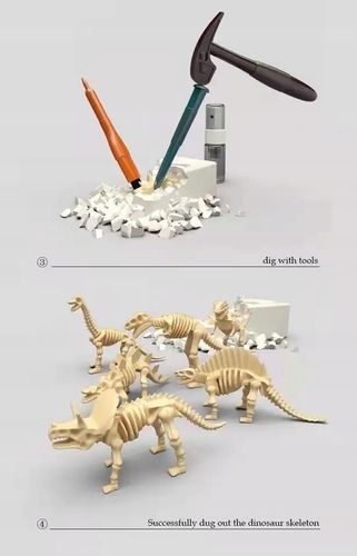 Wykopaliska Dinozaurów 6w1 Skamieniałości na Arena.pl