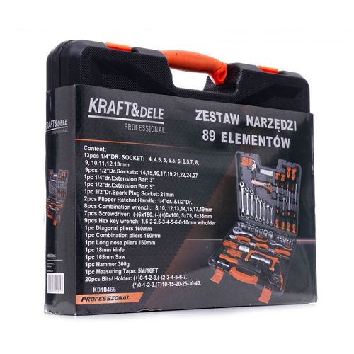 Zestaw narzędzi 89el. KD10466 na Arena.pl