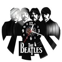 Zegar ścienny z płyty winylowej The Beatles 4.14