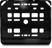 RAMKA POD TABLICE REJESTRACYJNĄ MOTOR CZARNA POŁYS