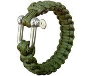 BRANSOLETKA LINA PARACORD  23mm OLIV  MFH