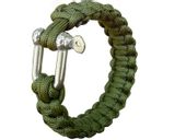 BRANSOLETKA LINA PARACORD  23mm OLIV  MFH