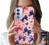 ETUI DO OPPO A80 5G - KOLOROWE WSTĄŻKI WSTĄŻKA WZORY + FOLIA