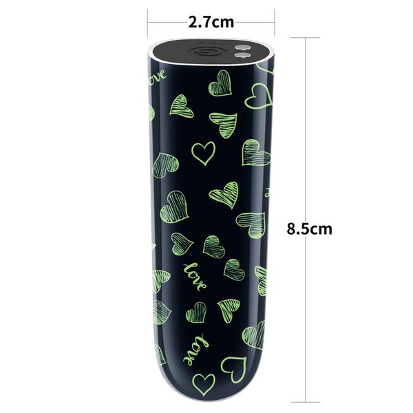 Rechargeable Glow-In-The-Dark Heart Massager zdjęcie 2