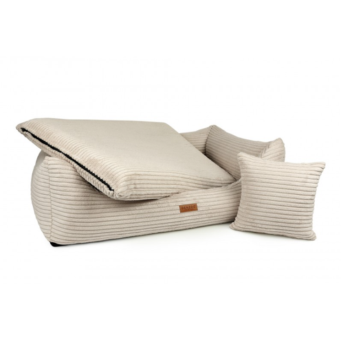 Ortopedyczne legowisko RIMINI Beżowy XXL – Pianka VISCO MEMORY na Arena.pl