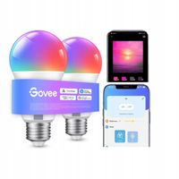Żarówki Led E27 Inteligentne Wifi Ściemnialne 16 Mln Kolorów Rgb Smart 2Szt