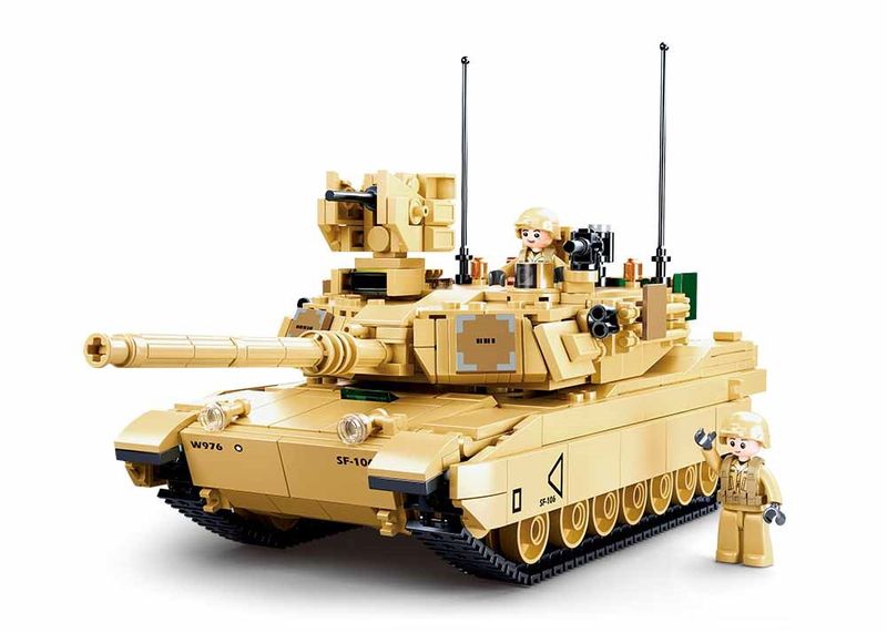 KLOCKI SLUBAN MB Czołg amerykański M1A2 Abrams 781 kompatybilne z LEG COB na Arena.pl