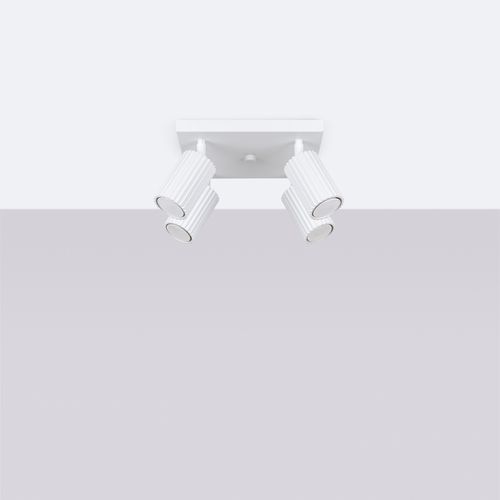 Plafon KARBON 4 biały na Arena.pl