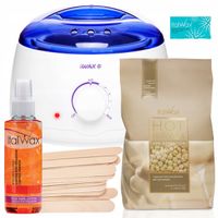 Zestaw depilacja WOSK TWARDY LOTION + PODGRZEWACZ