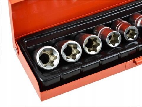 NASADKI KLUCZE TORX E ZESTAW E10-24 1/2 9EL. na Arena.pl