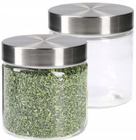 Słoik szklany do przechowywania żywności pokrywką