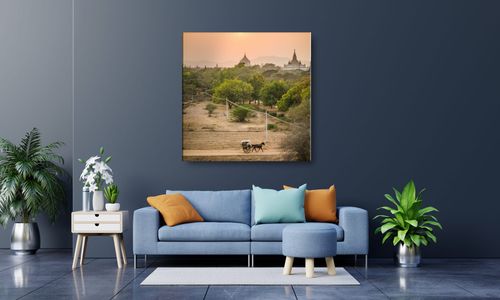 OBRAZ NA PŁÓTNIE 033 Indie 60x60cm na Arena.pl