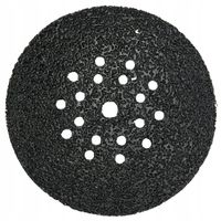 PAPIER KRĄŻEK ŚCIERNY NA RZEP 225mm DO STYROPIANU P16 Z OTWORAMI 18+1 10szt
