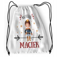 Plecak Sportowy Szkolny Dla Maćka Syna Dziecka Z Nadrukiem Ze Zdjęciem