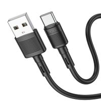Kabel USB A do USB C Hoco 3A 1 m X83 czarny