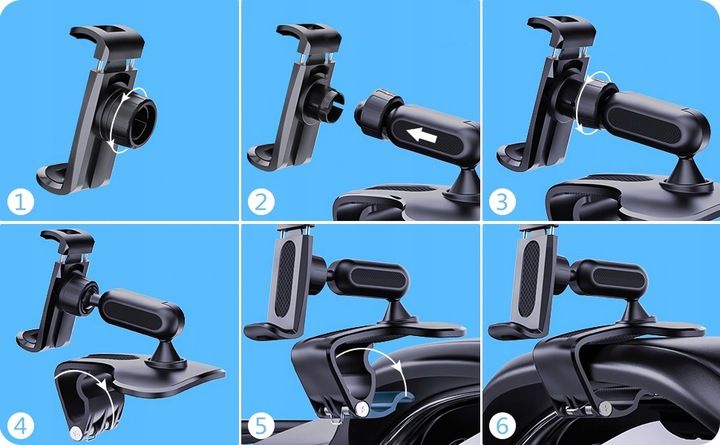 UCHWYT DO SAMOCHODU NA TELEFON KOKPIT DESKĘ KLIPS zdjęcie 10