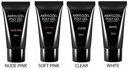 Zestaw akrylożel 30ml + dual formy 120szt + pędzelek i liquid do paznokci na Arena.pl