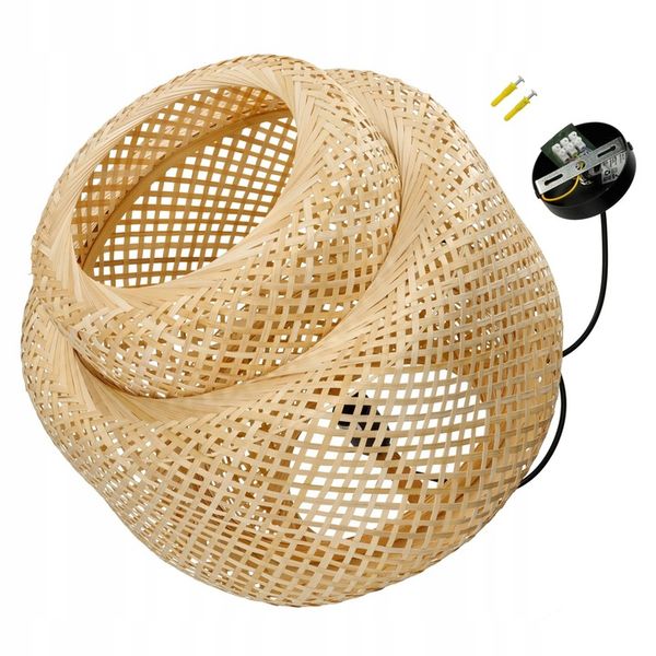 Lampa bambusowa BONN boho wisząca zdjęcie 3