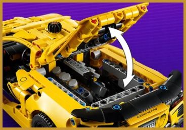 42205 - LEGO Technic - Chevrolet Corvette Stingray zdjęcie 11