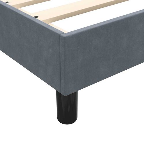 Łóżko typu Box Spring bez materaca Ciemnoszary 80x220 cm na Arena.pl