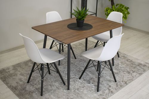 Krzesło OSAKA białe / nogi czarne x 3 na Arena.pl