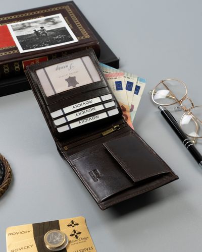 portfel męski skórzany n01-rvt-3173 d.brown na Arena.pl