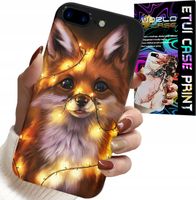 ETUI DO IPHONE ( 7 PLUS ) - SŁODKI LISEK ZWIERZĘTA LEŚNE CASE +SZKŁO