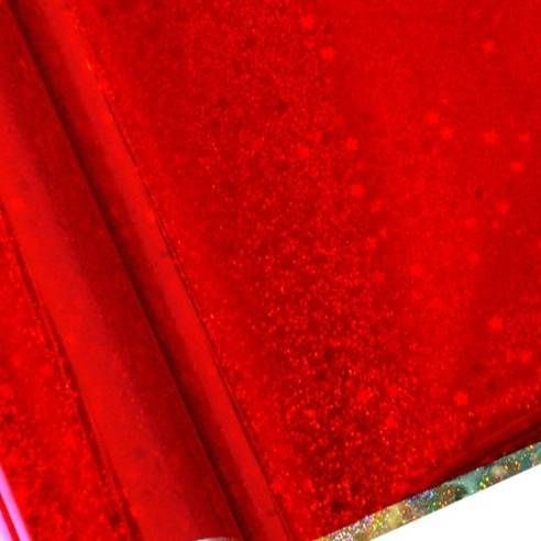 Folia do hot stampingu z wzorem - Glitter Red zdjęcie 2