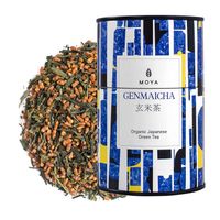 Moya Genmaicha organiczna japońska zielona herbata liściasta 60g