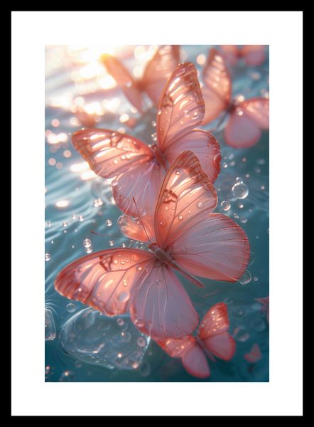 Plakat 20x30cm Świetliste Motyle zdjęcie 3