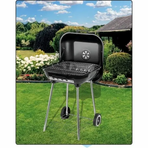 KOMPLET GRILL WĘGLOWY I PODPAŁKA 40 KOSTEK PIKNIK zdjęcie 4