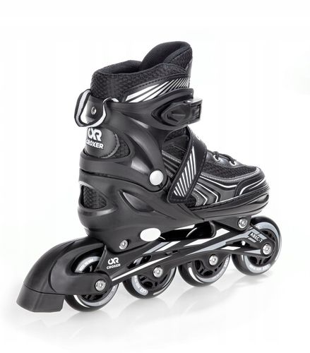 Rolki Regulowane Croxer Optima Black 39-42 Kauczuk na Arena.pl