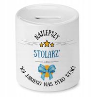 Skarbonka Dla Stolarza Na Urodziny Na Prezent Z Nadrukiem Ze Zdjęciem