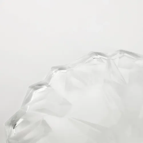 OWOCARKA KRYSZTAŁOWA 33,5CM ELEGANCKA MISA NA OWOCE NOWOCZESNA WZORZYSTA na Arena.pl