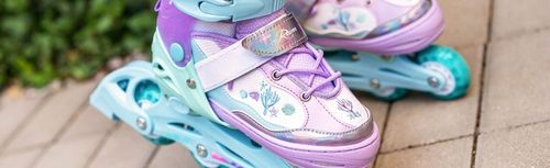 Rolki Łyżwy Wrotki 4w1 Regulowane RAVEN Isla 30-33 Kółka LED na Arena.pl