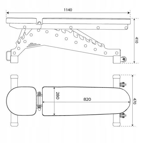 Ławka treningowa do cwiczen ławeczka regulowana składana skośna pod SZTANGĘ na Arena.pl