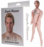 Lalka dmuchana męska. Milo