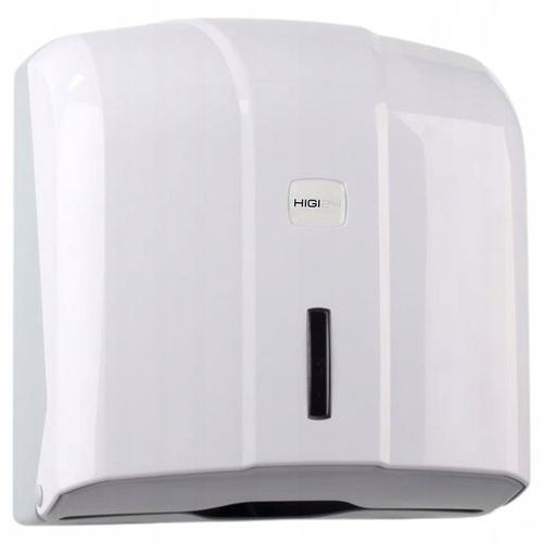 Pojemnik Dozownik Podajnik ręczniki papierowe ZZ Biały Naścienny ATEST PZH na Arena.pl