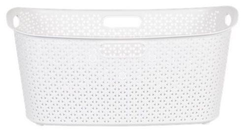 KOSZ BIELIZNA TWORZYWO UCHWYTY 47 LITRÓW BIAŁY BAMBI na Arena.pl