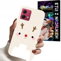 ETUI CASE DO MOTOROLA EDGE 40 NEO - ŚWIĄTECZNE WZORY RENIFER MIKOŁAJ ŚWIĘTA