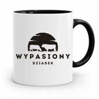 Kubek Czarny Prezent Dla Dziadka Wypasiony Dziadek Z Nadrukiem Ze Zdjęciem