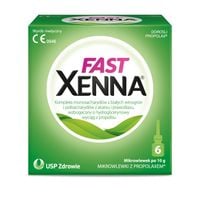 XENNA FAST Mikrowlewki doodbytnicze 6 x 10 g
